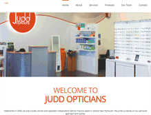 Tablet Screenshot of juddopticians.co.nz